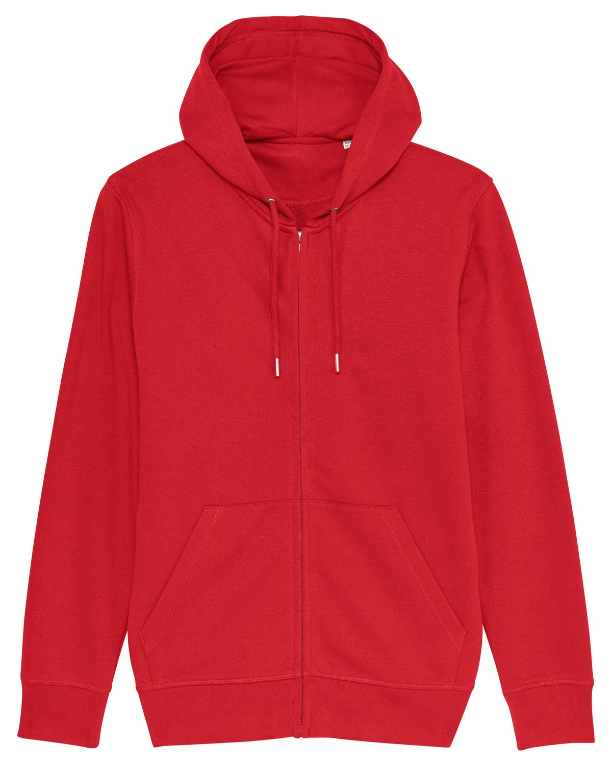 Nachhaltige Hoodie Jacke rot