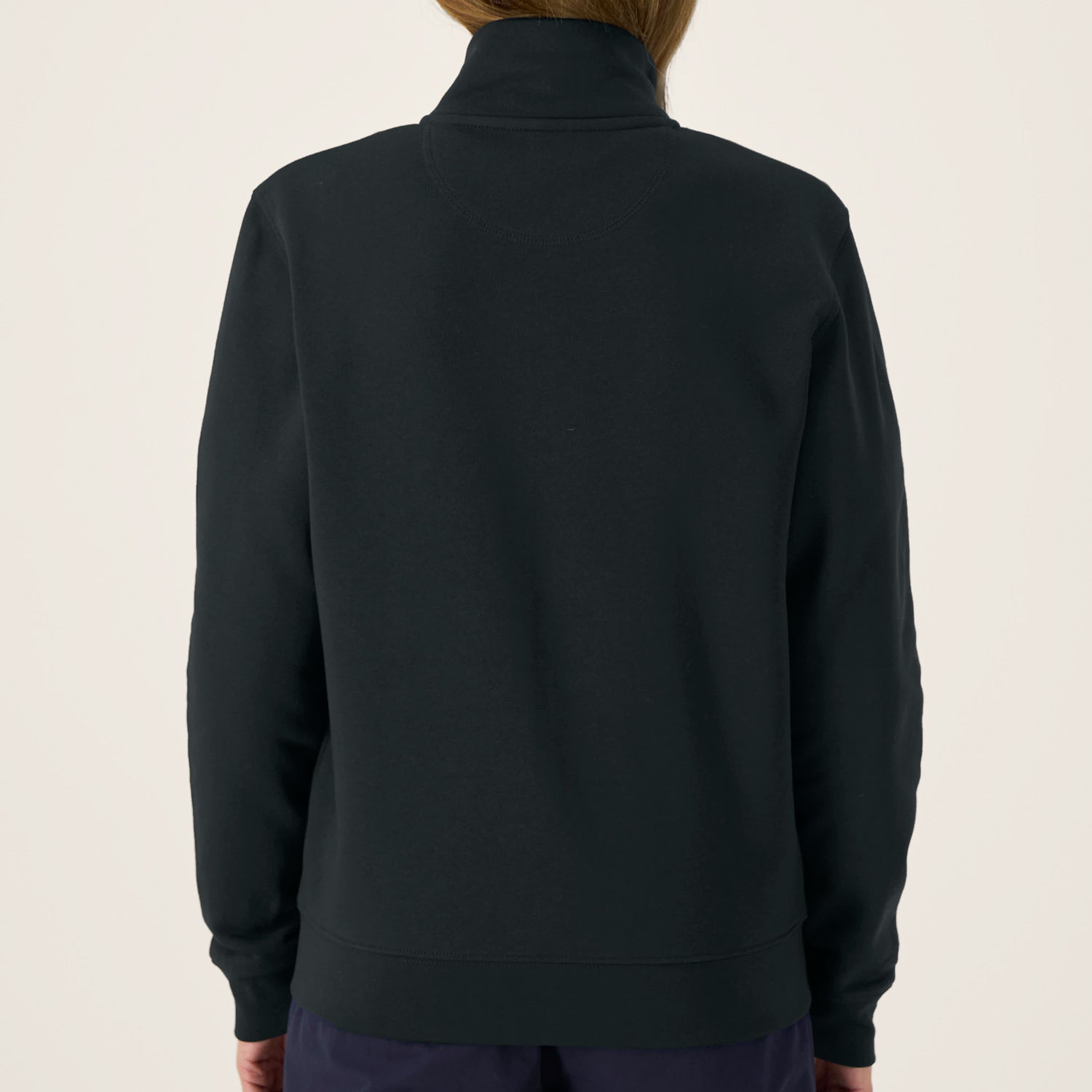 Sweatshirt mit Reißverschluss und Stehkragen