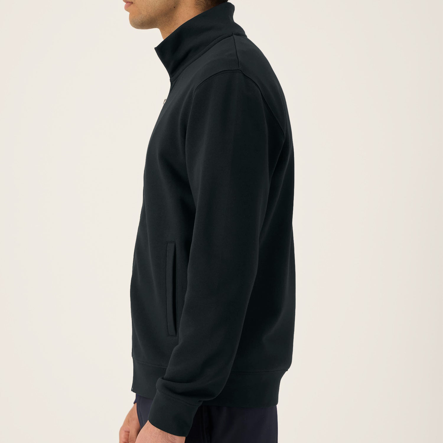 Sweatshirt mit Reißverschluss und Stehkragen