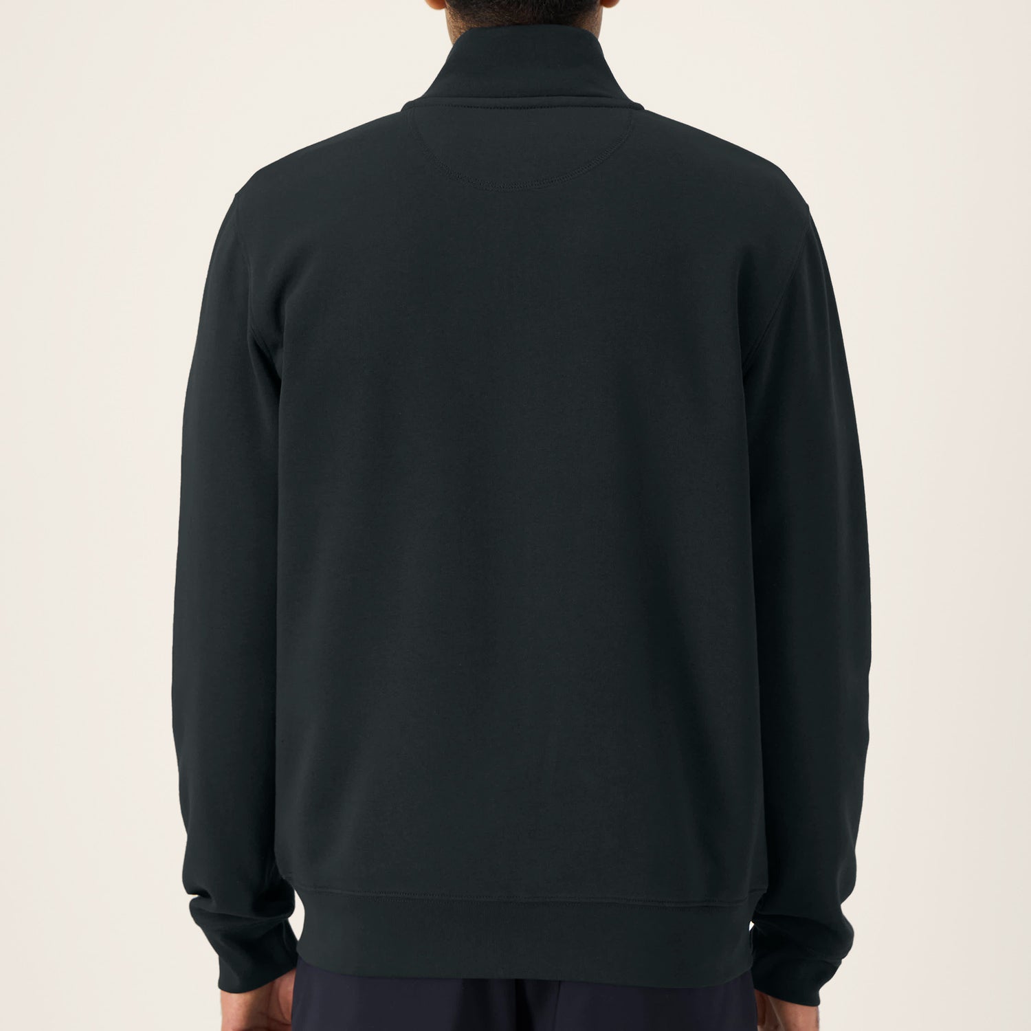 Sweatshirt mit Reißverschluss und Stehkragen