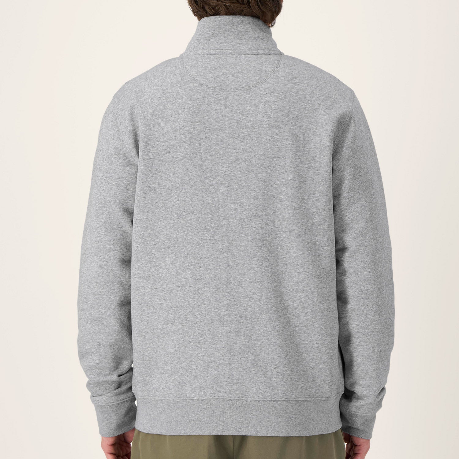 Sweatshirt mit Reißverschluss und Stehkragen