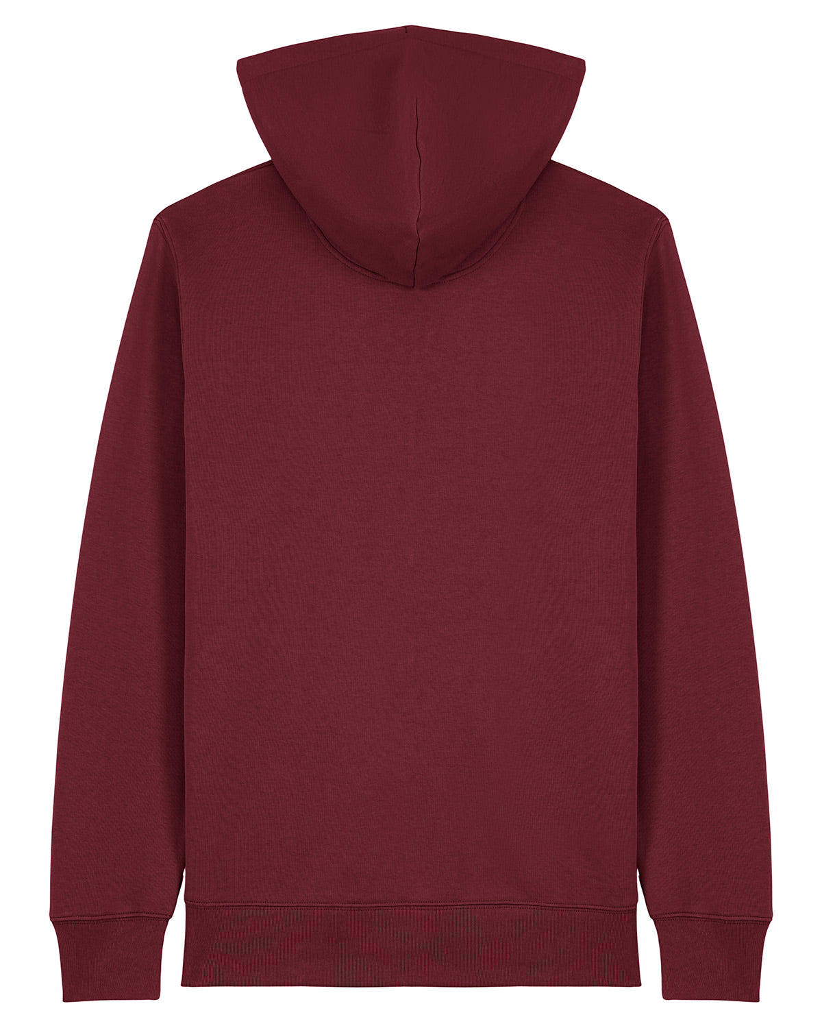 Nachhaltige Hoodie Jacke Weinrot