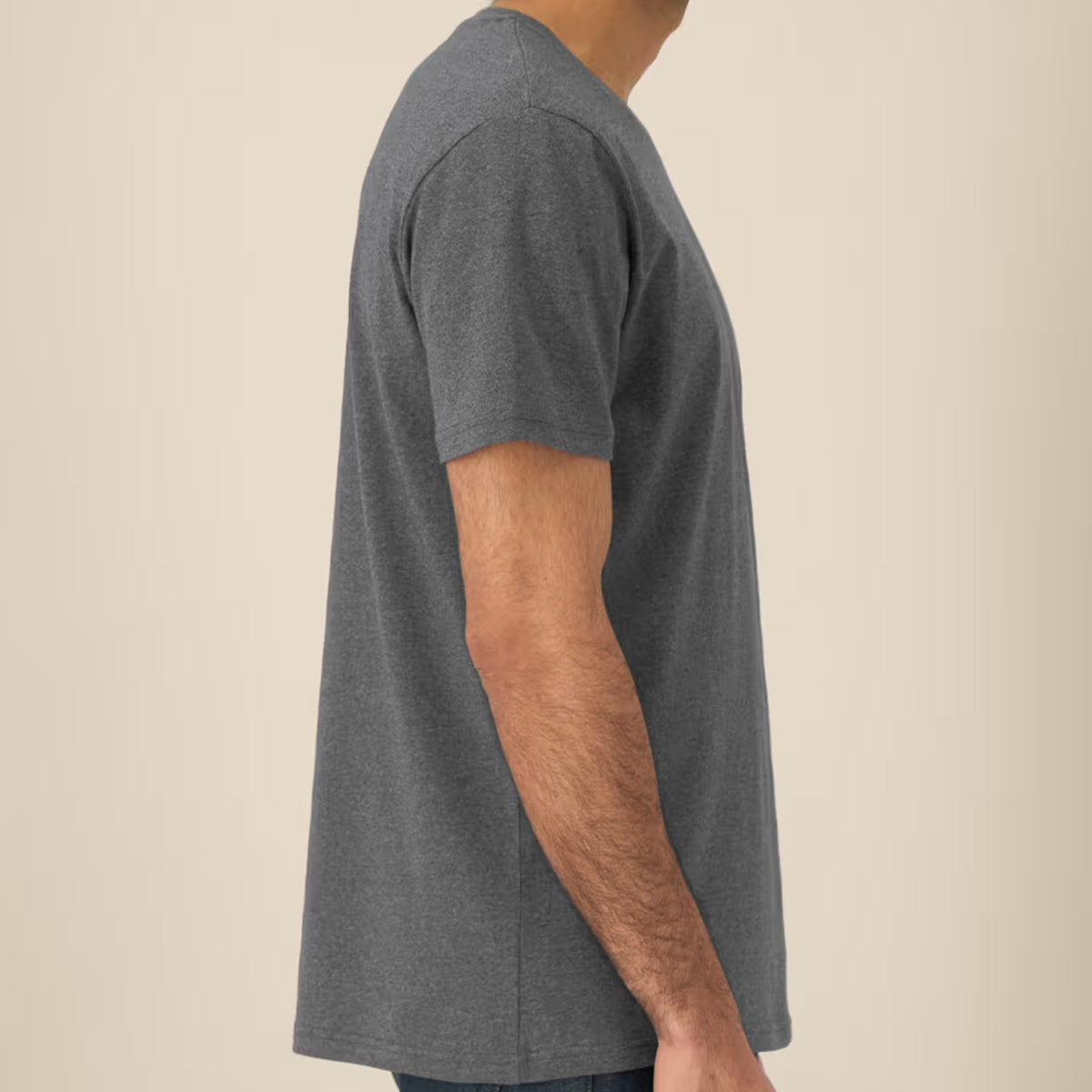 T-Shirt aus recycelter Baumwolle -Black (Unisex)