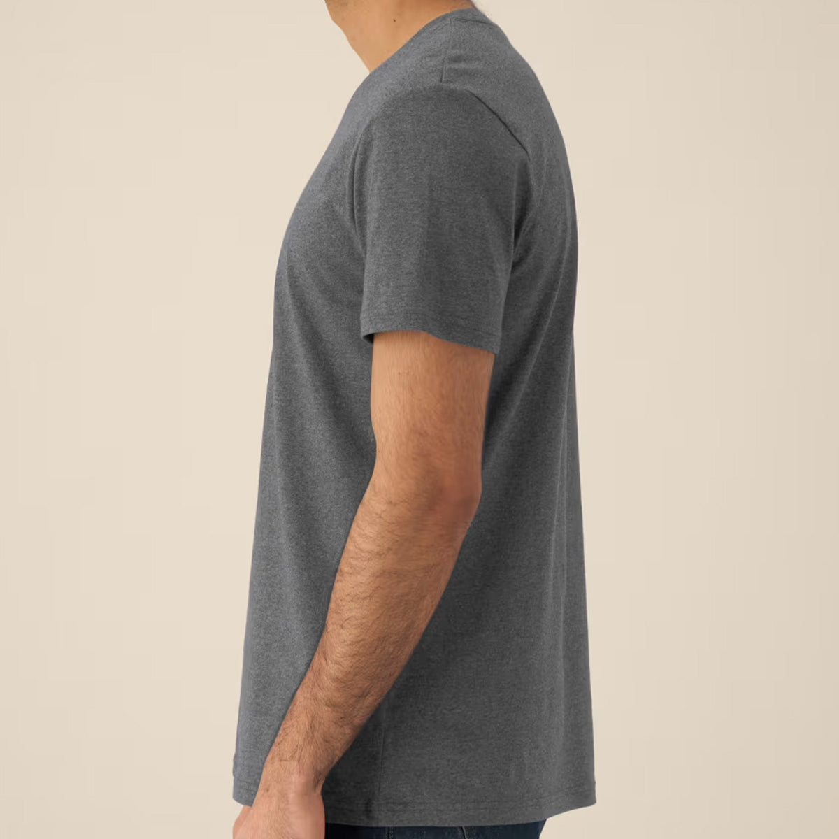 T-Shirt aus recycelter Baumwolle -Black (Unisex)