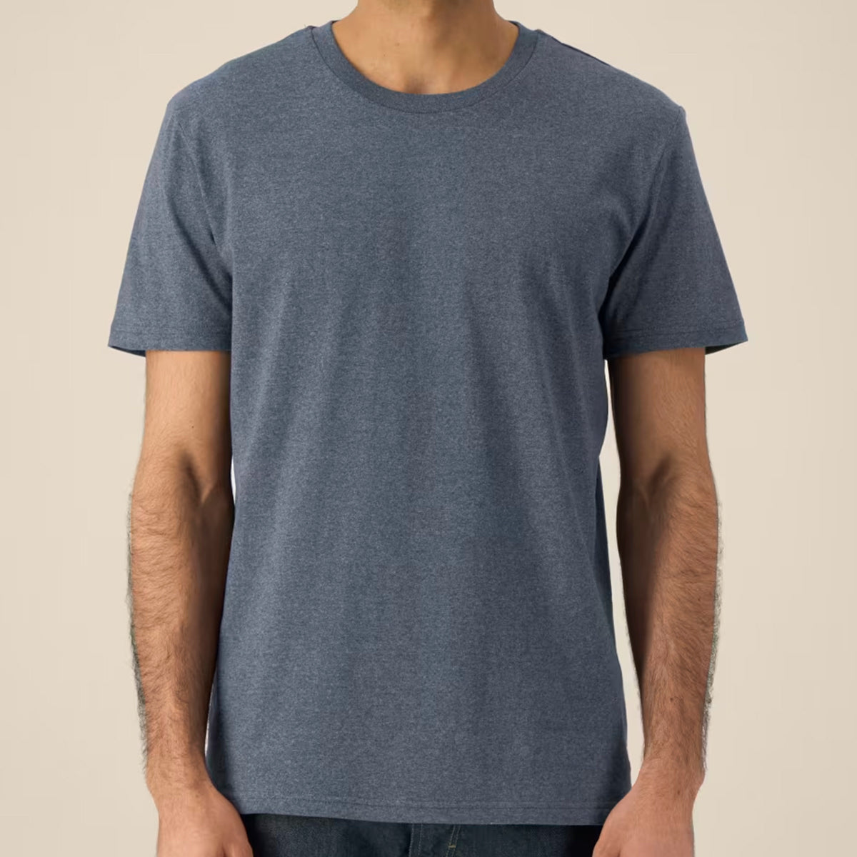 T-Shirt aus recycelter Baumwolle - Navy (Unisex)