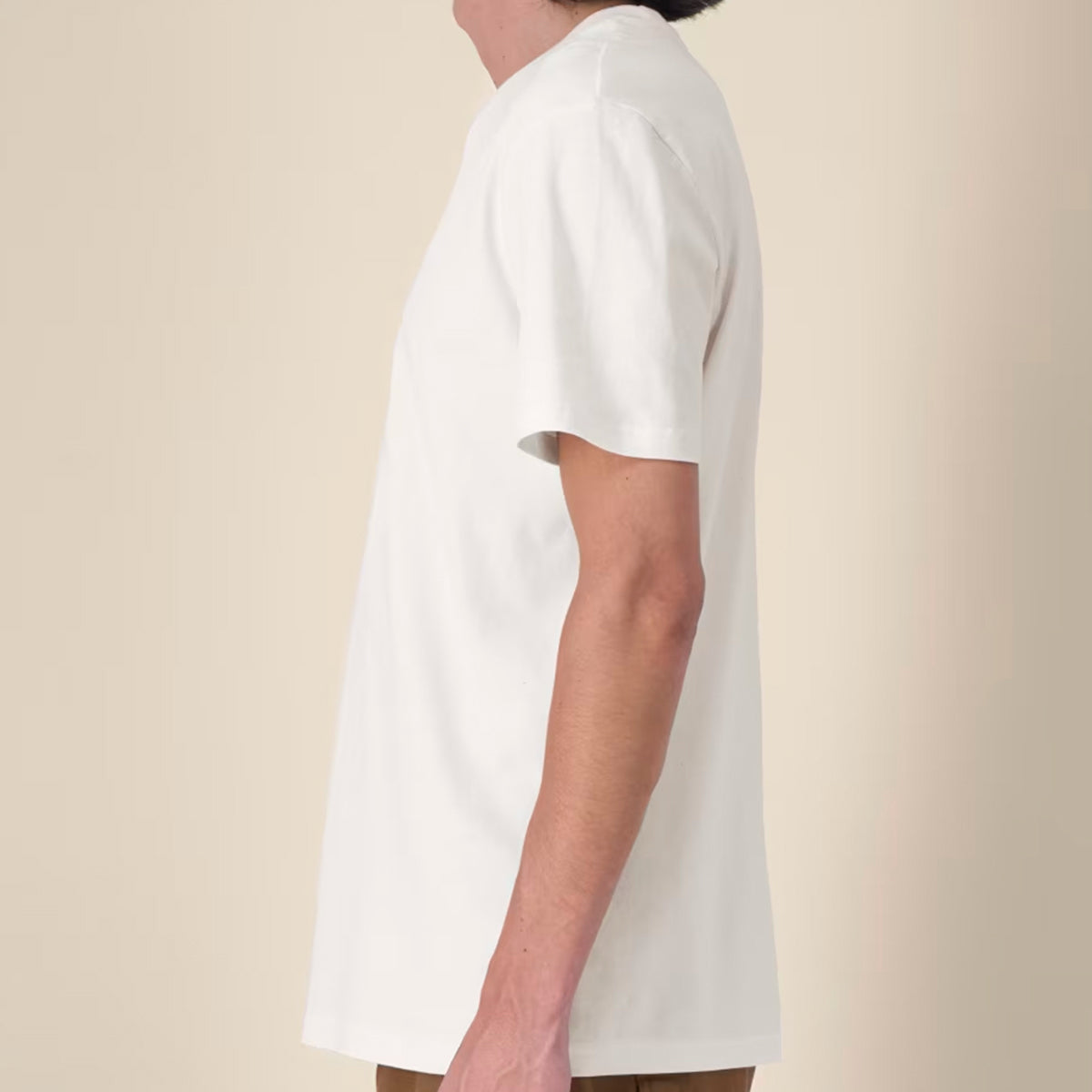T-Shirt aus recycelter Baumwolle -Weiss (Unisex)