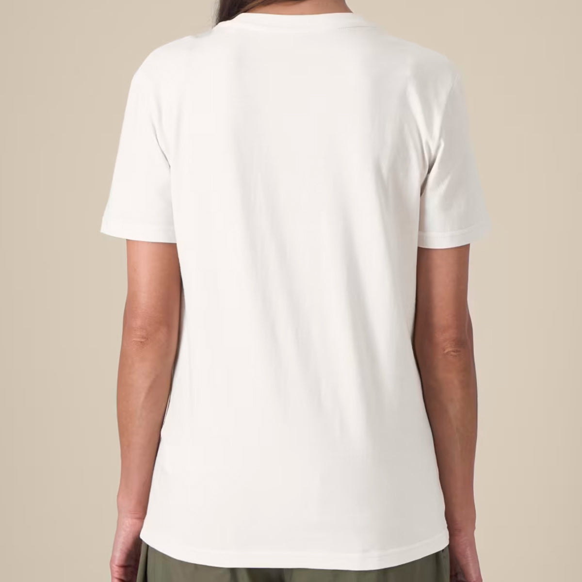T-Shirt aus recycelter Baumwolle -Weiss (Unisex)