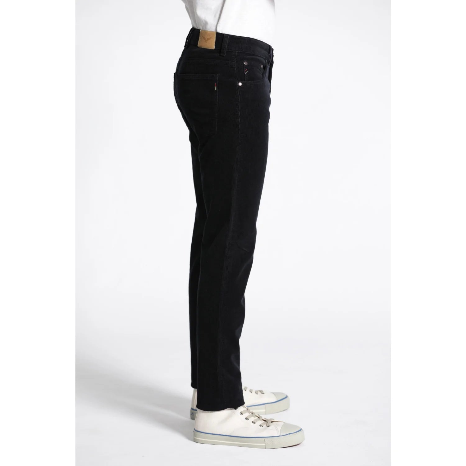 Cordhose, schwarz