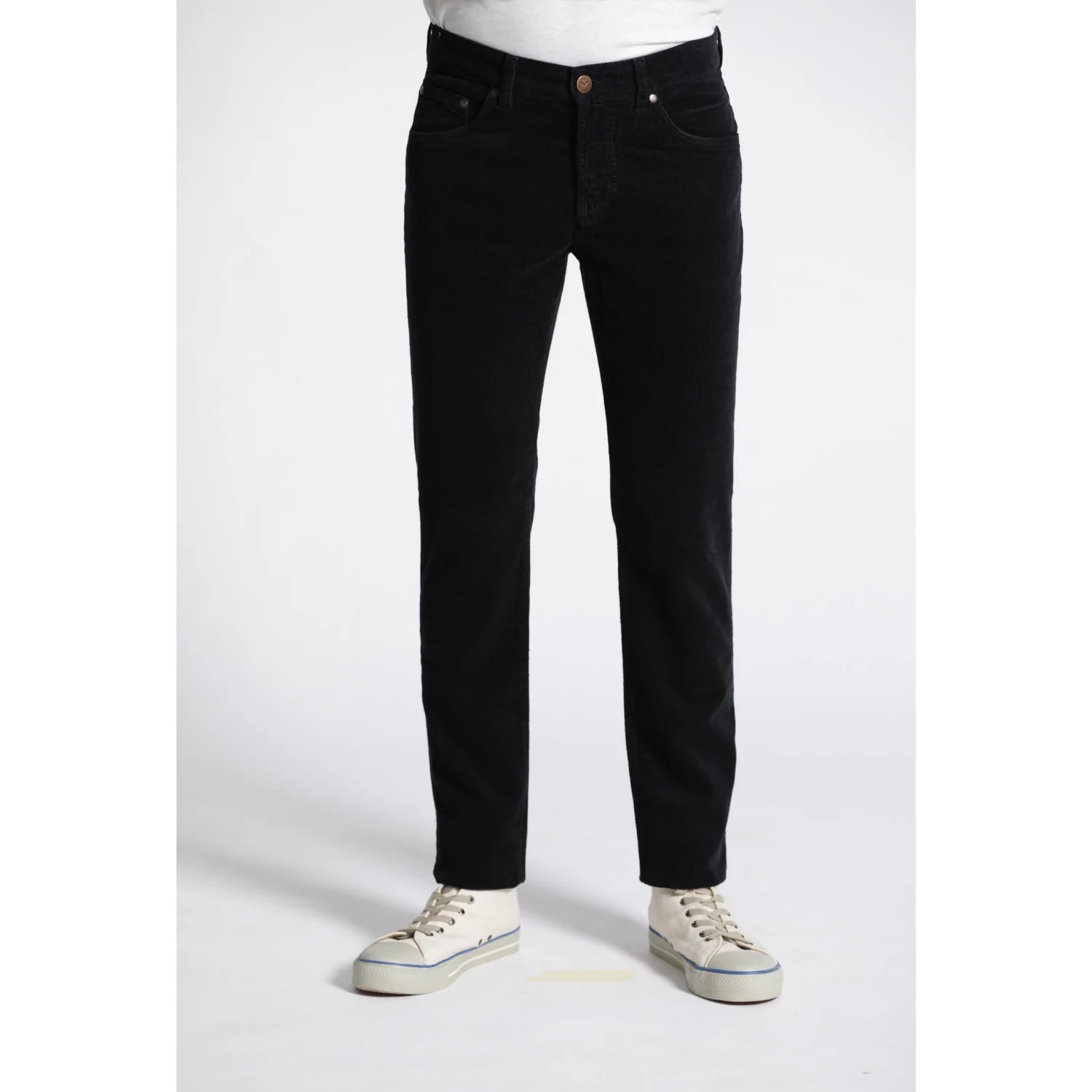 Cordhose, schwarz