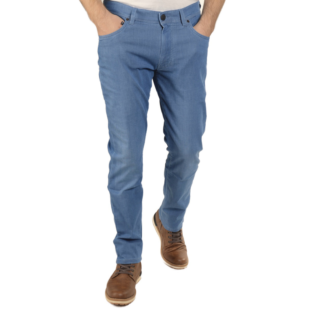 Baumwolle mit leichtem Denim-Look - nachhaltig und bequem.