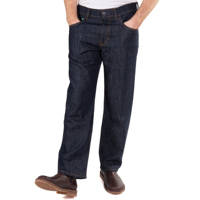 Fairjeans Bio-Loose-Fit-Jeans: Weit geschnittene Herren-Jeans aus Bio-Baumwolle, bequem und nachhaltig