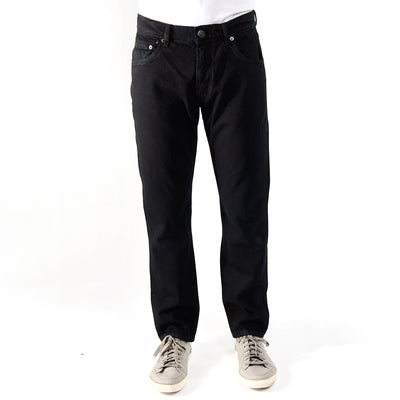 Nachhaltige Fairjeans Bio-Jeans für Herren in Schwarz mit Regular Fit